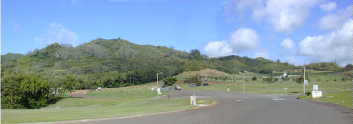 Photo 2. Hawaiian Veterans Cemetary from Hawaiian Memorial Park
